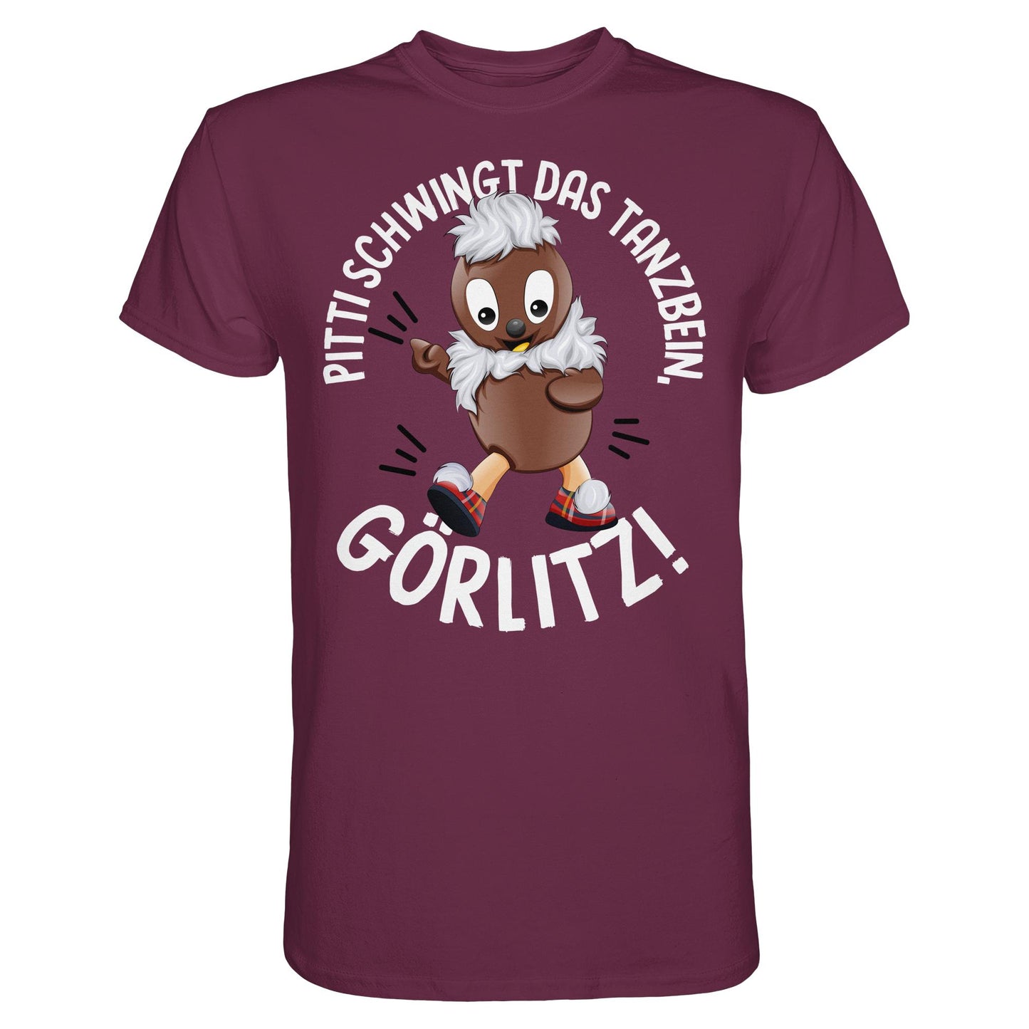 PITTI STADT-NICKI (SHIRT) • PITTI SCHWINGT DAS TANZBEIN, GÖRLITZ!