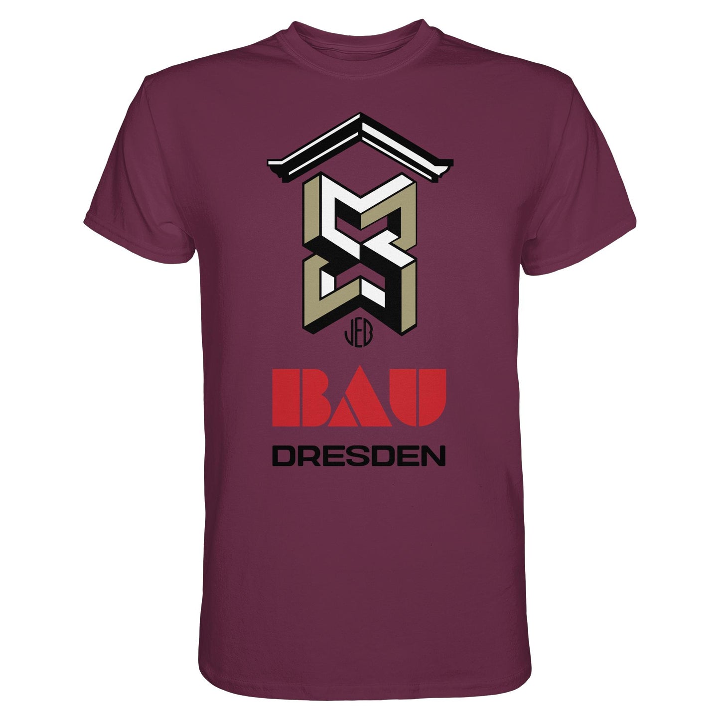 DDR Ostalgie Shirt Unisex • VEB BAU DRESDEN