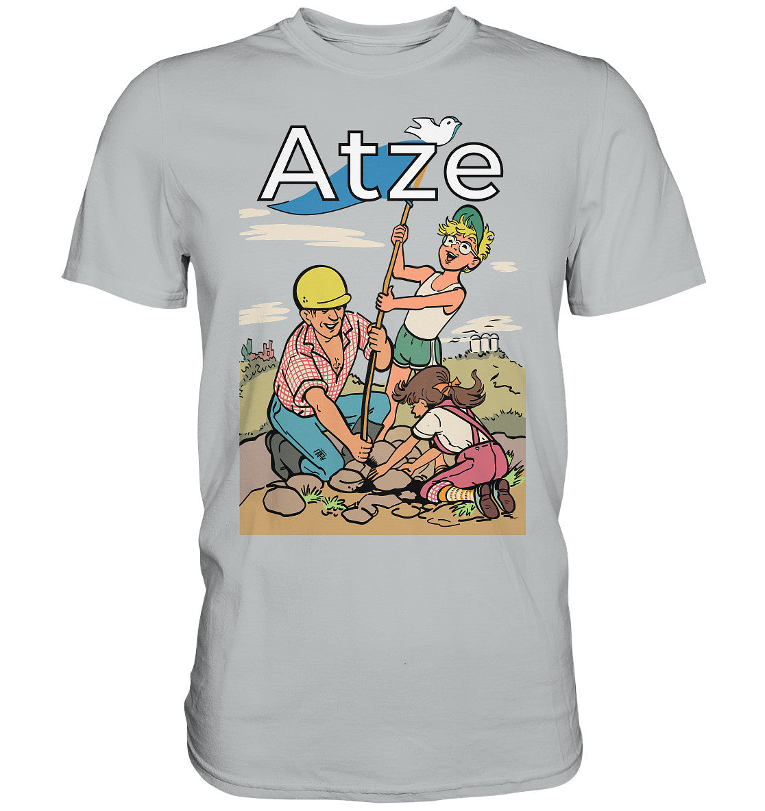 DDR Ostalgie Shirt Unisex • ATZE - TITEL FRIEDENSFLAGGE