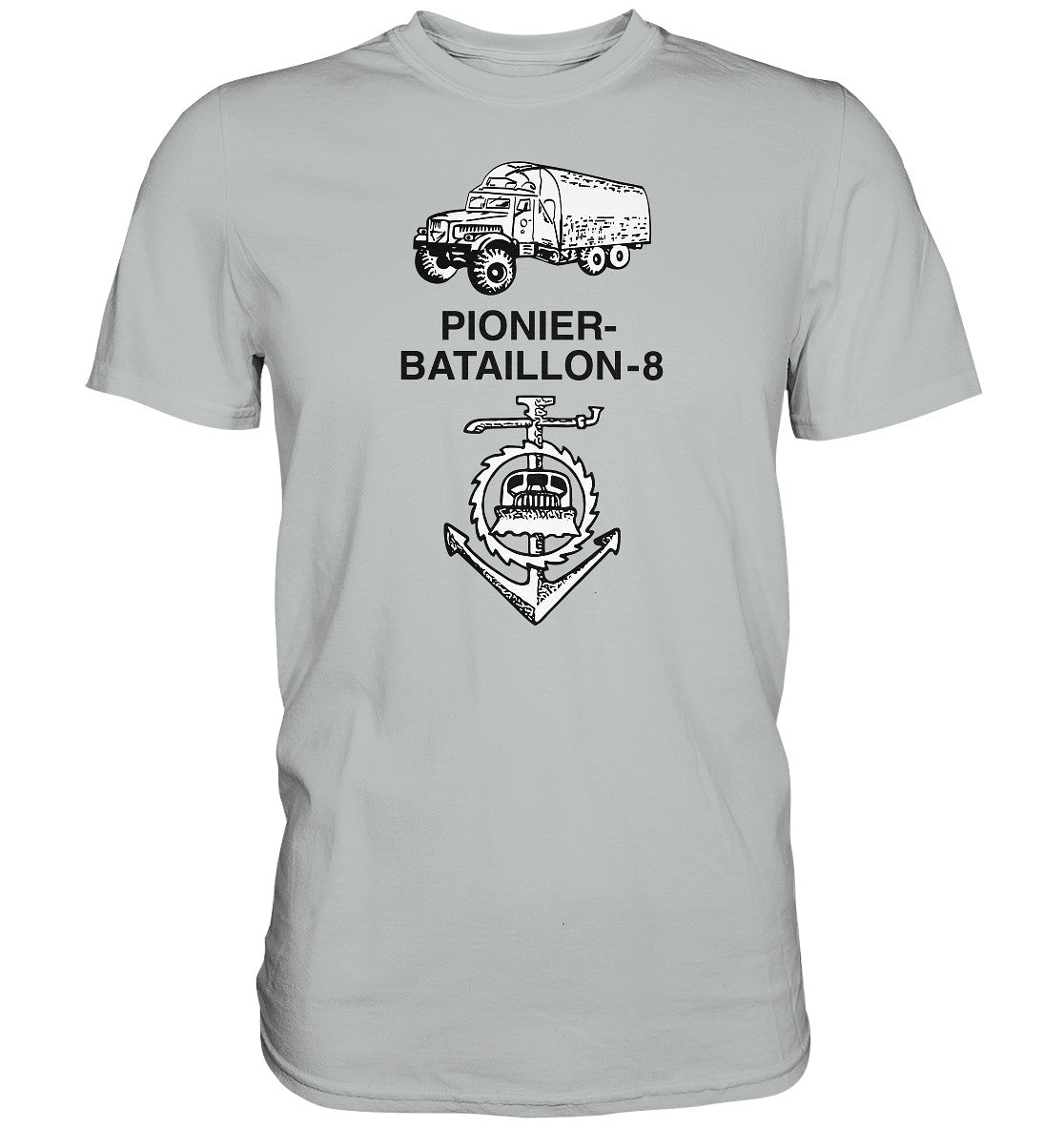 DDR Ostalgie Shirt Unisex • NVA PIONIERBATAILLON 8