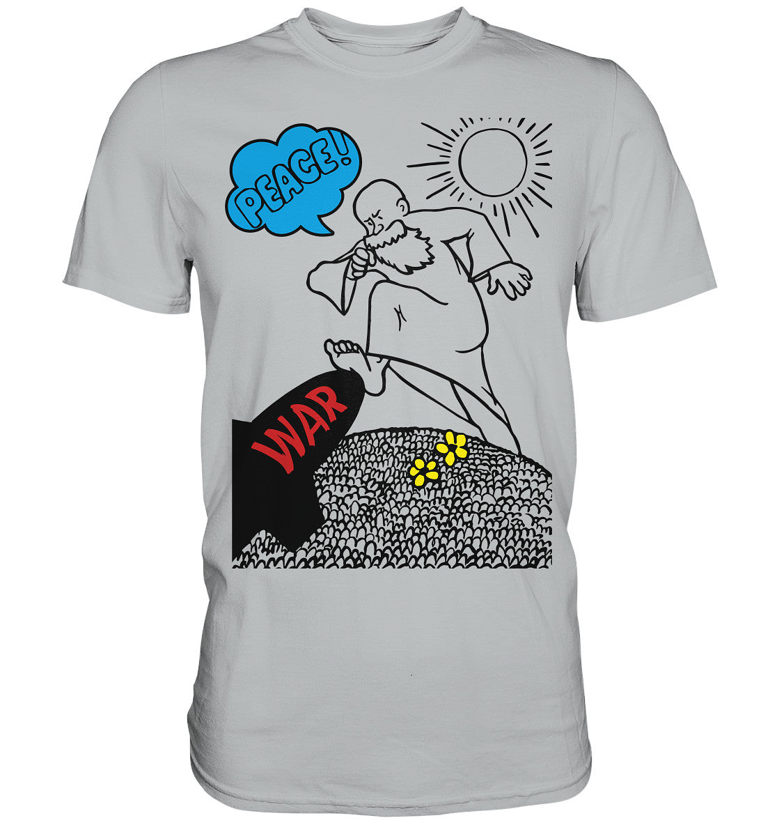 DDR Ostalgie Shirt Unisex • PEACE & WAR (ORIGINAL DDR-PLAKAT)
