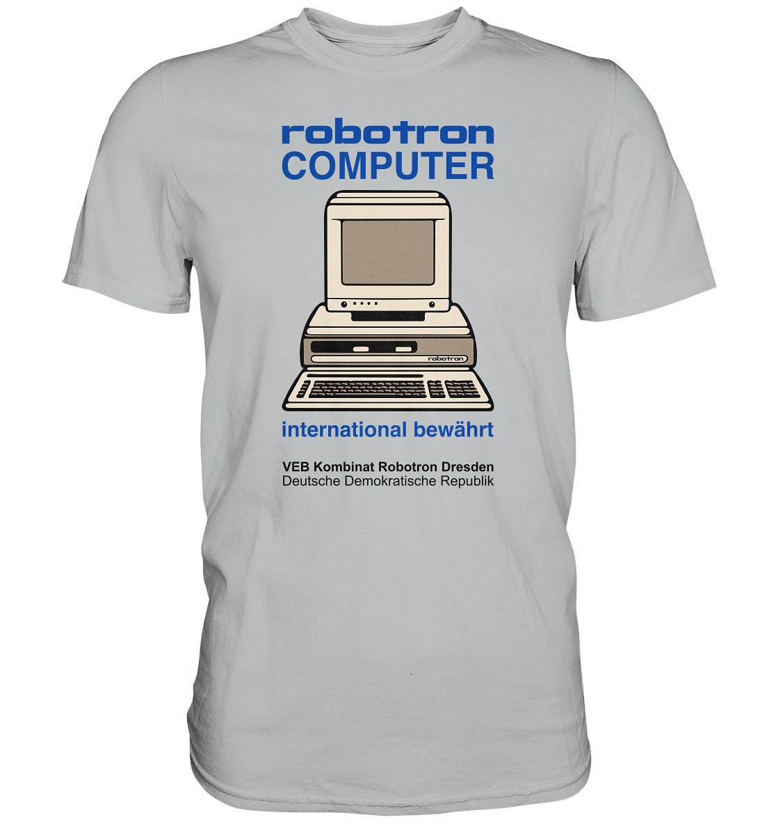 DDR Ostalgie Shirt Unisex • ROBOTRON COMPUTER DRESDEN