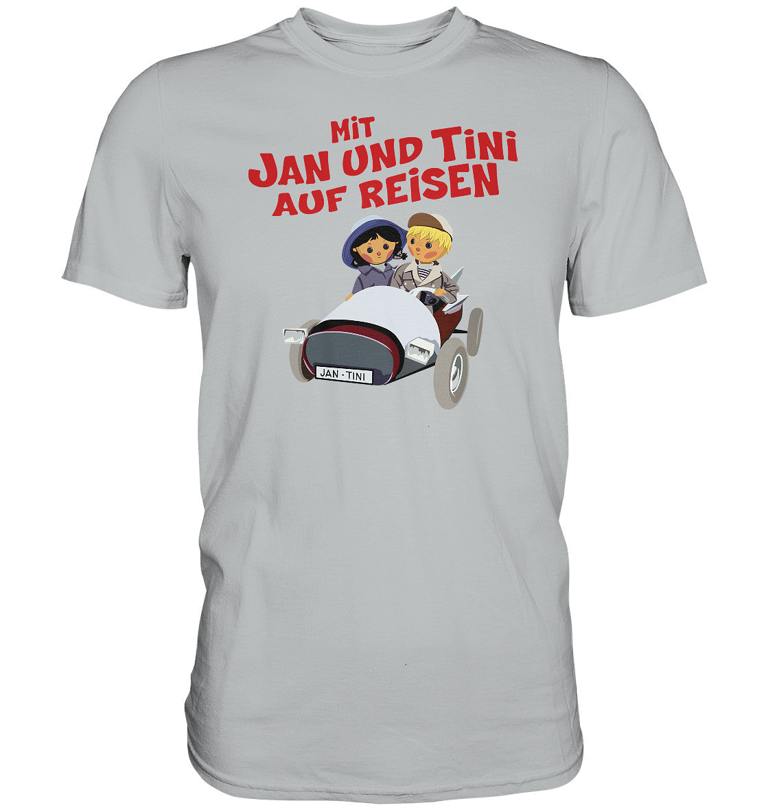 DDR Ostalgie Shirt Unisex • MIT JAN UND TINI AUF REISEN