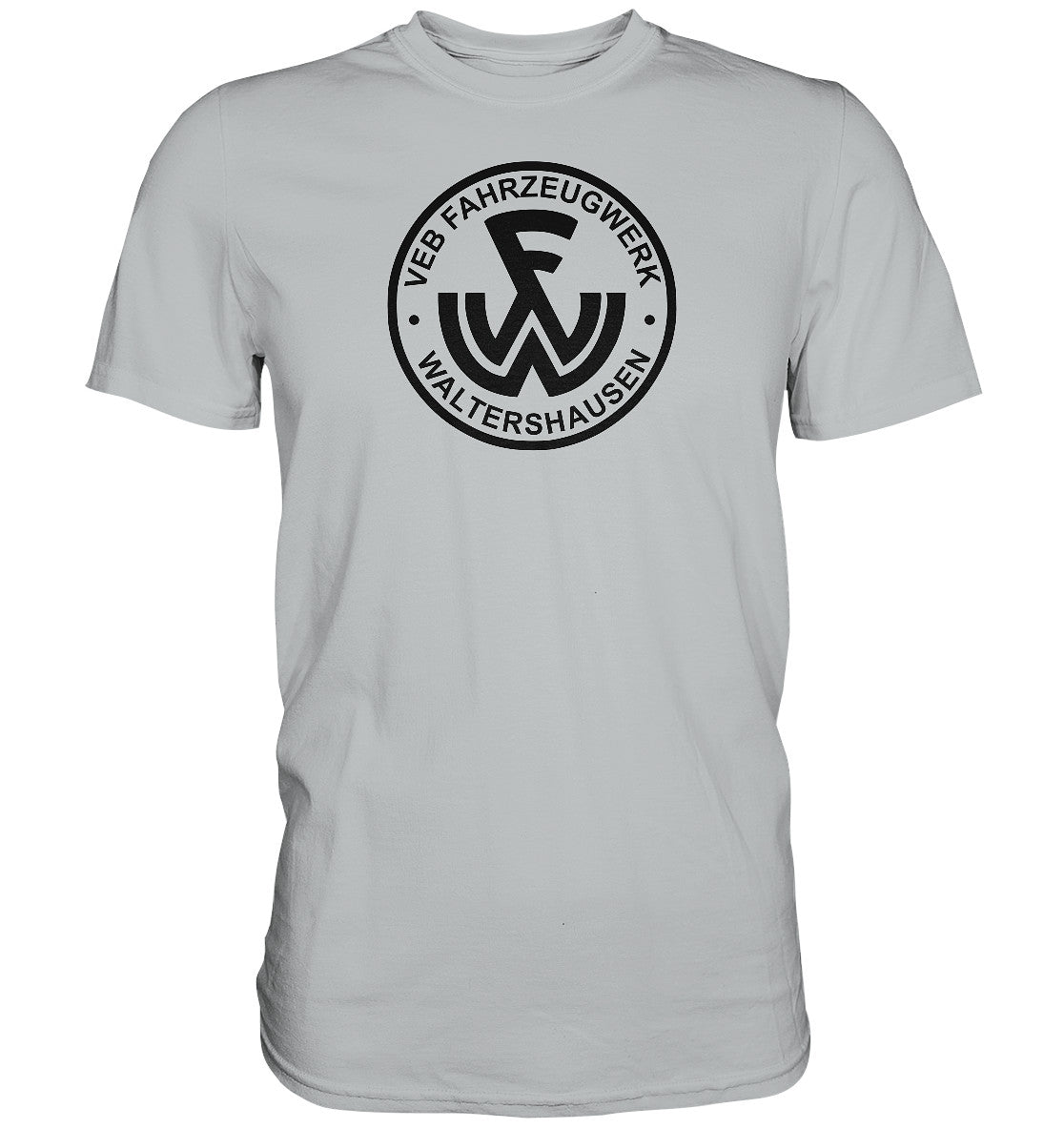 DDR Ostalgie Shirt Unisex • VEB FAHRZEUGWERK WALTERSHAUSEN - hell