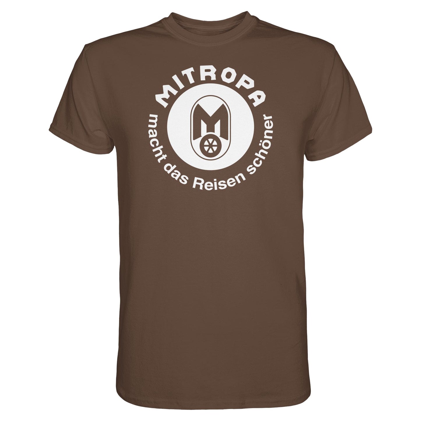 DDR Ostalgie Shirt Unisex • MITROPA MACHT DAS REISEN SCHÖNER - dunkel