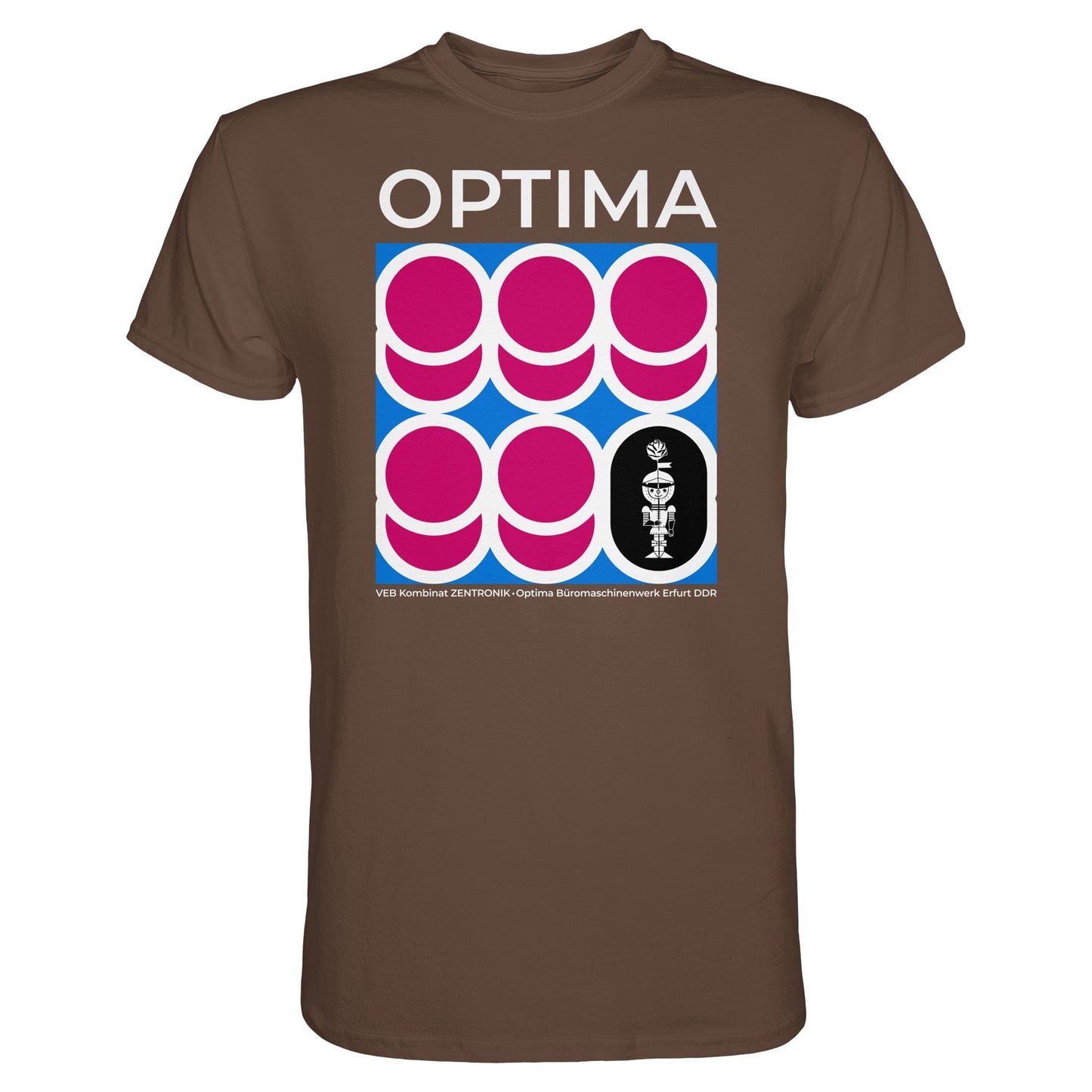 DDR Ostalgie Shirt Unisex • OPTIMA KOMBINAT ZENTRONIK ERFURT