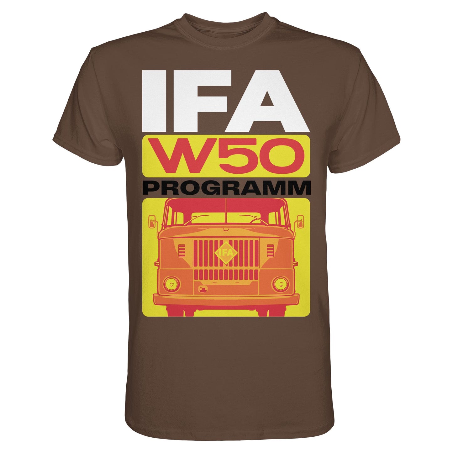 DDR Ostalgie Shirt Unisex • IFA W50 PROGRAMM (ORIGINAL COVER BROSCHÜRE)