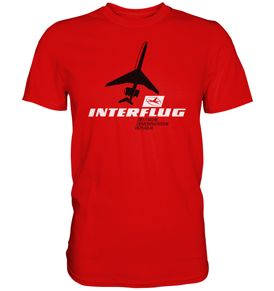 DDR Ostalgie Shirt Unisex • IF - INTERFLUG DDR - ORIGINAL WERBUNG 1981