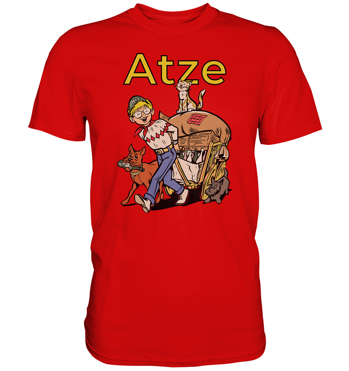 DDR Ostalgie Shirt Unisex • ATZE - TITEL ALTSTOFFE