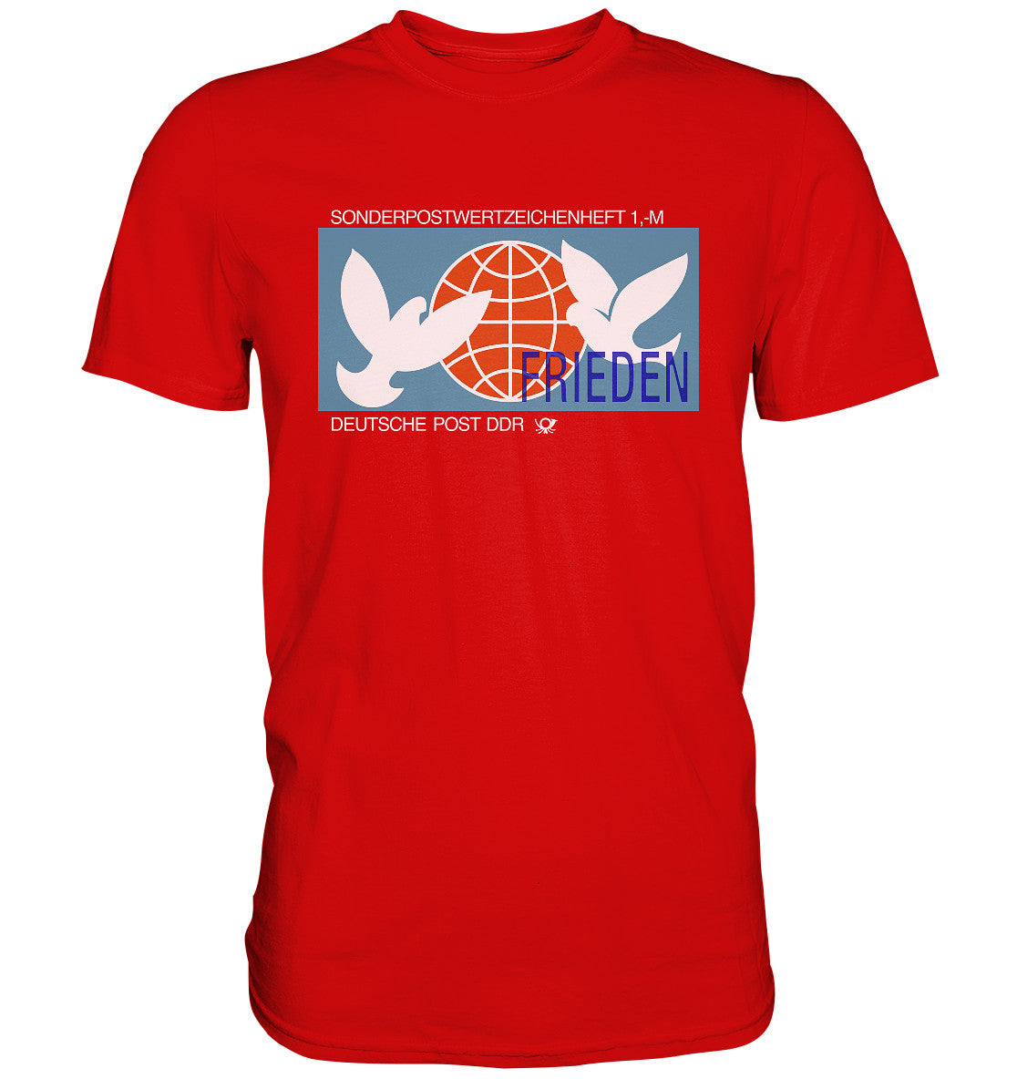 DDR Ostalgie Shirt Unisex • SONDERMARKE FRIEDEN - DDR