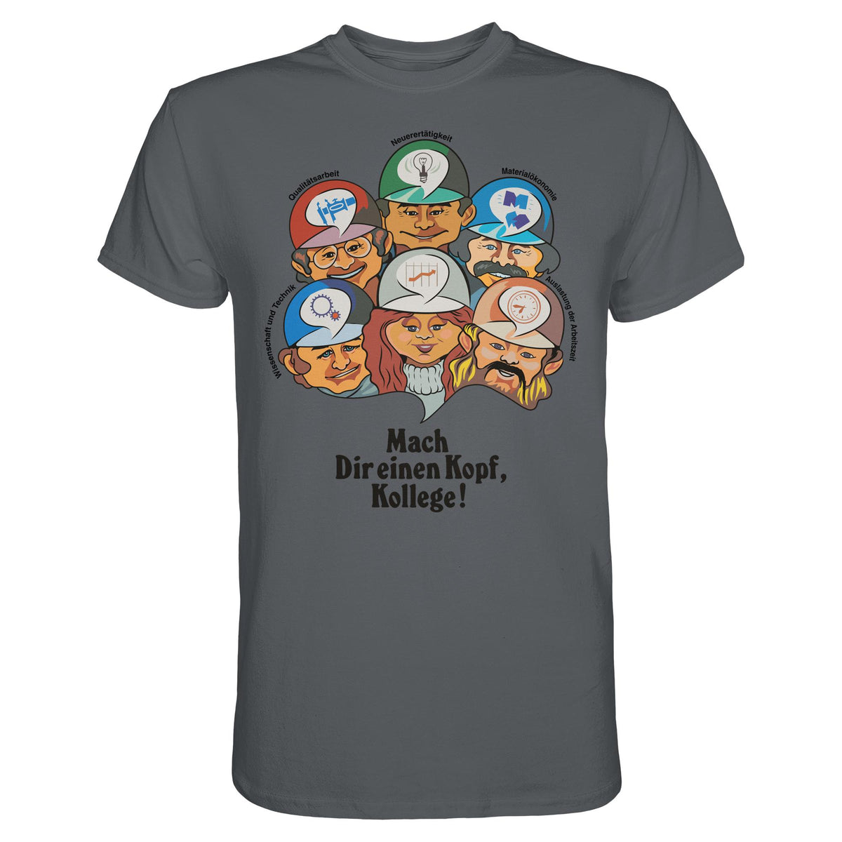 DDR Ostalgie Shirt Unisex • MACH DIR EINEN KOPF, KOLLEGE