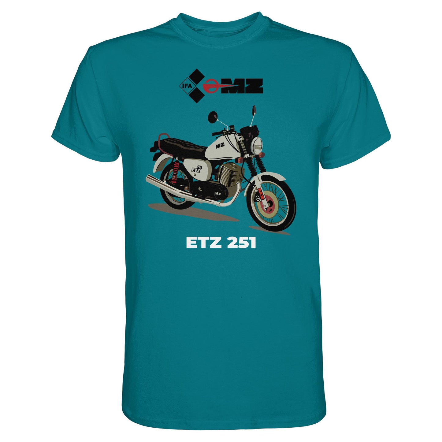 DDR Ostalgie Shirt Unisex • MZ ETZ 251 - ORIGINALWERBUNG