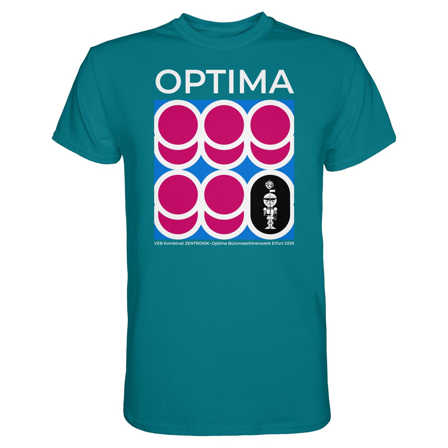 DDR Ostalgie Shirt Unisex • OPTIMA KOMBINAT ZENTRONIK ERFURT