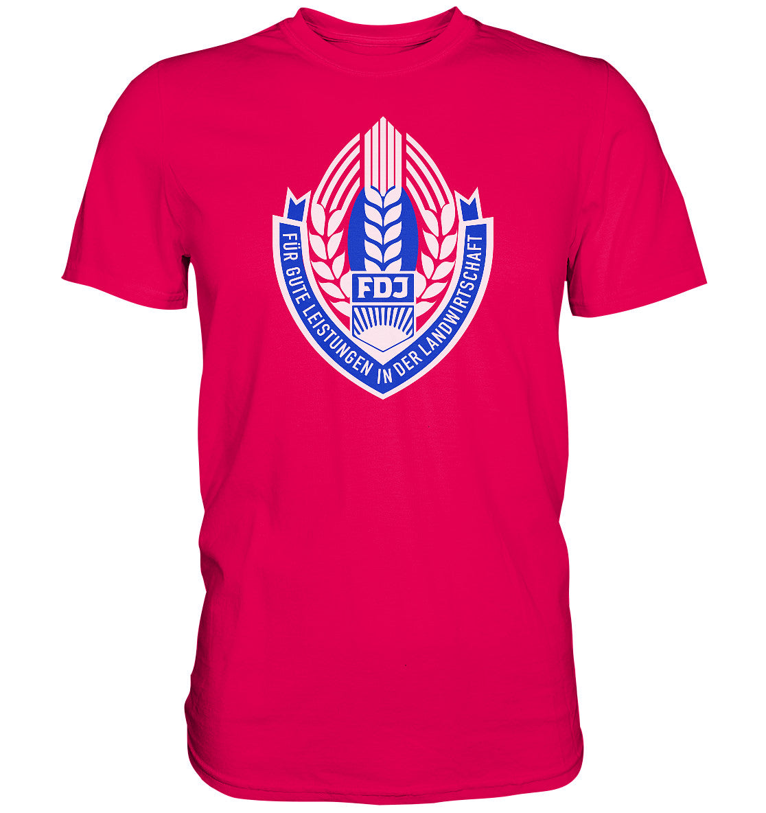 DDR Ostalgie Shirt Unisex • FDJ - FÜR GUTE LEISTUNGEN IN DER LANDWIRTSCHAFT