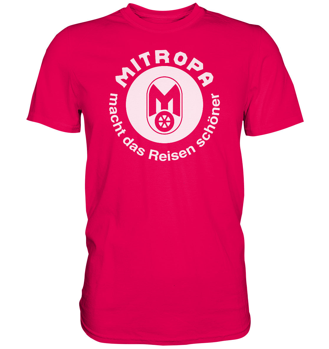 DDR Ostalgie Shirt Unisex • MITROPA MACHT DAS REISEN SCHÖNER - dunkel