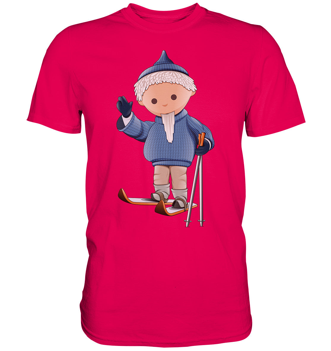 DDR Ostalgie Shirt Unisex • UNSER SANDMÄNNCHEN - AUF SKIERN (PU 422)