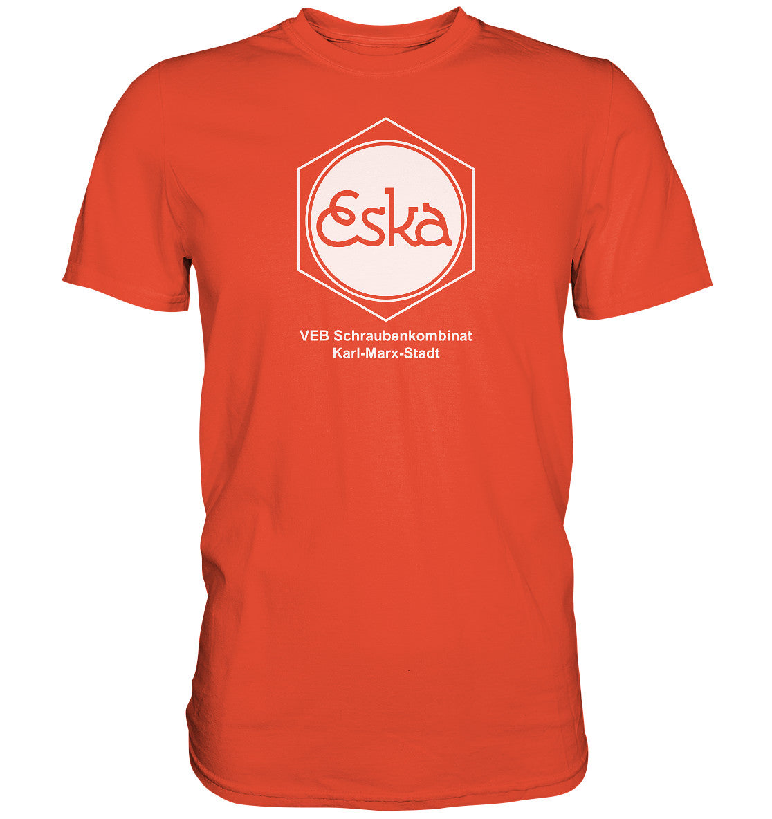 DDR Ostalgie Shirt Unisex • ESKA - VEB SCHRAUBENKOMBINAT KARL-MARX-STADT