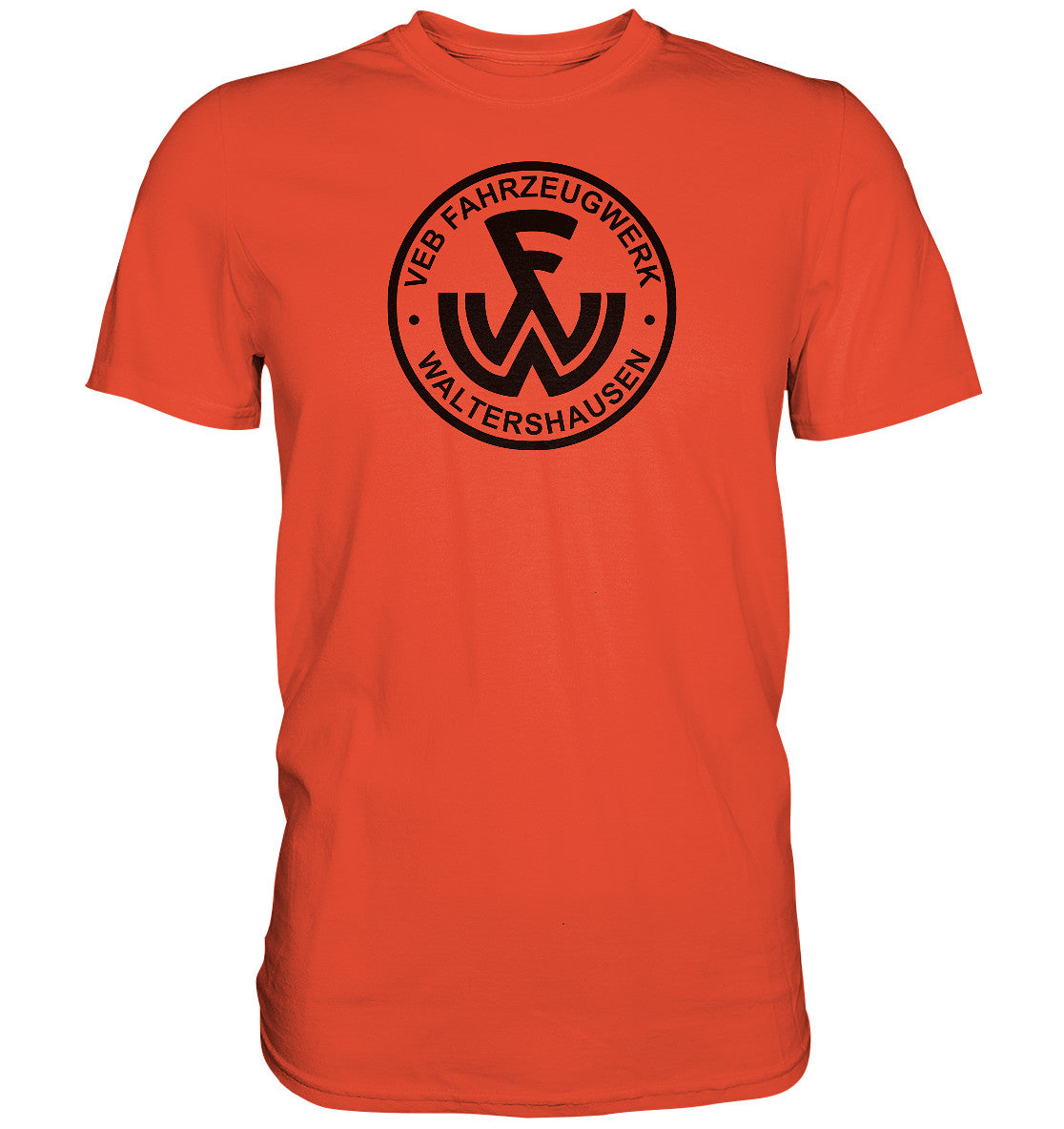 DDR Ostalgie Shirt Unisex • VEB FAHRZEUGWERK WALTERSHAUSEN - hell