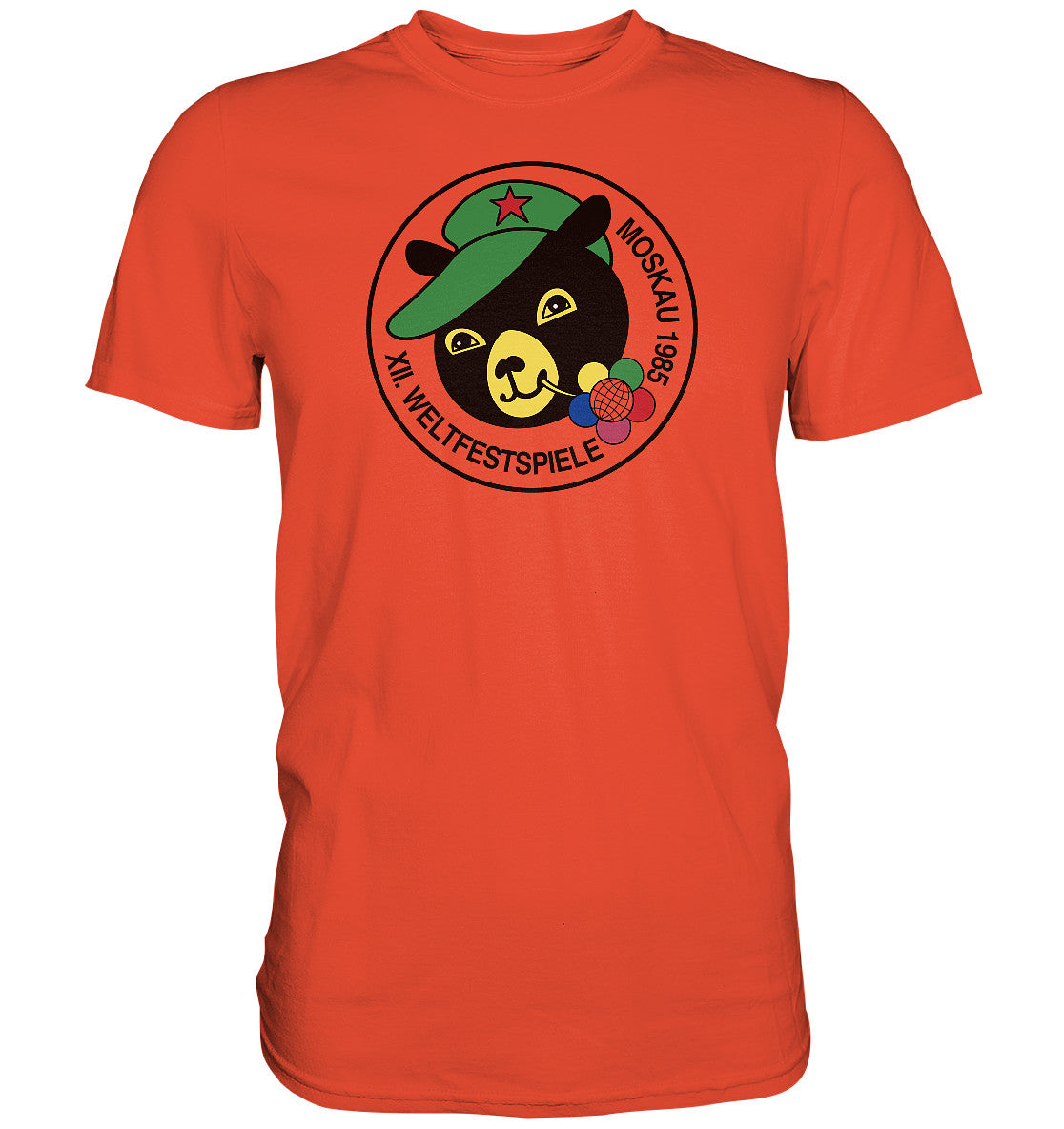 DDR Ostalgie Shirt Unisex • WELTFESTSPIELE, MOSKAU 1985