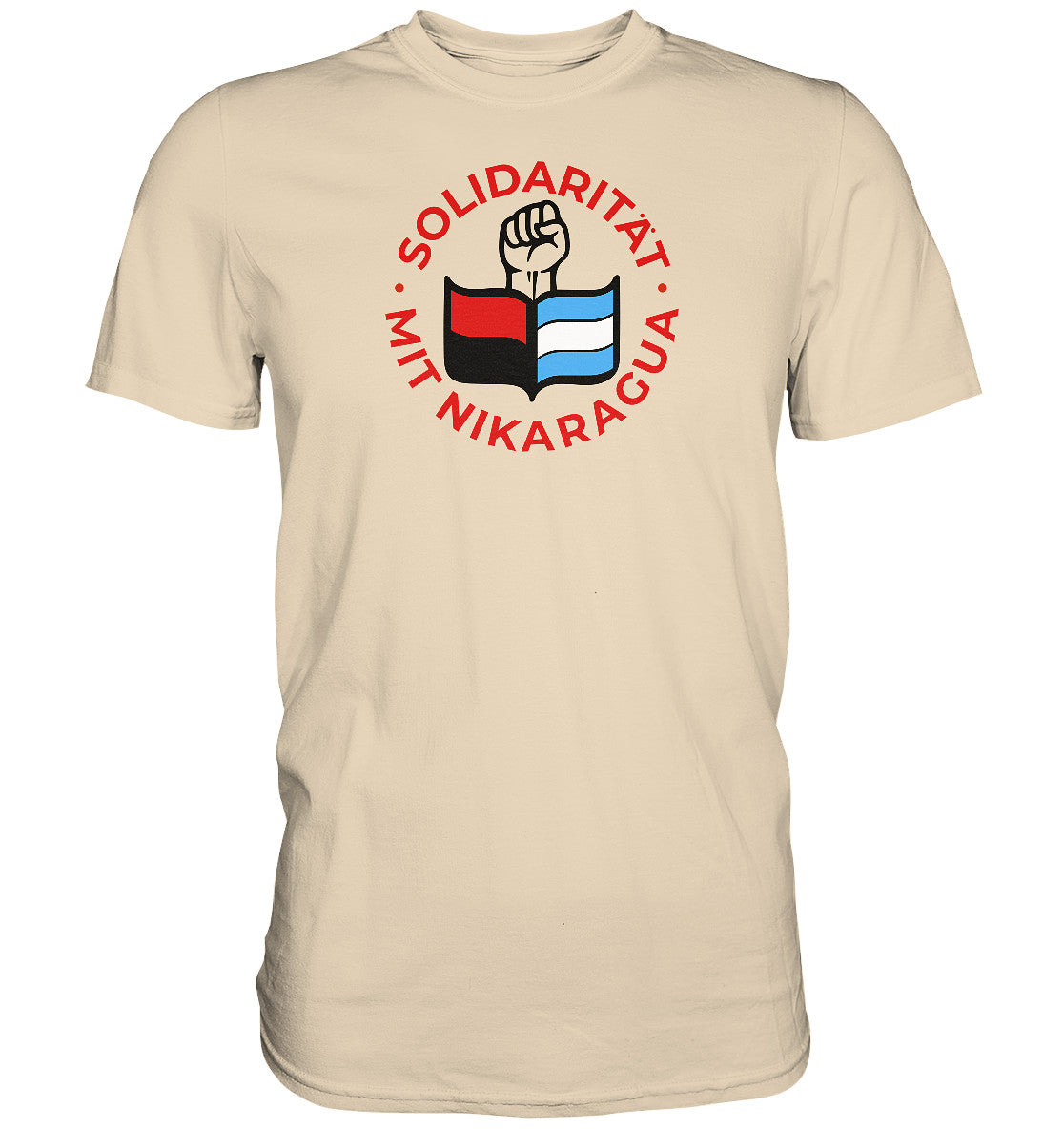 DDR Ostalgie Shirt Unisex • SOLIDARITÄT MIT NIKARAGUA