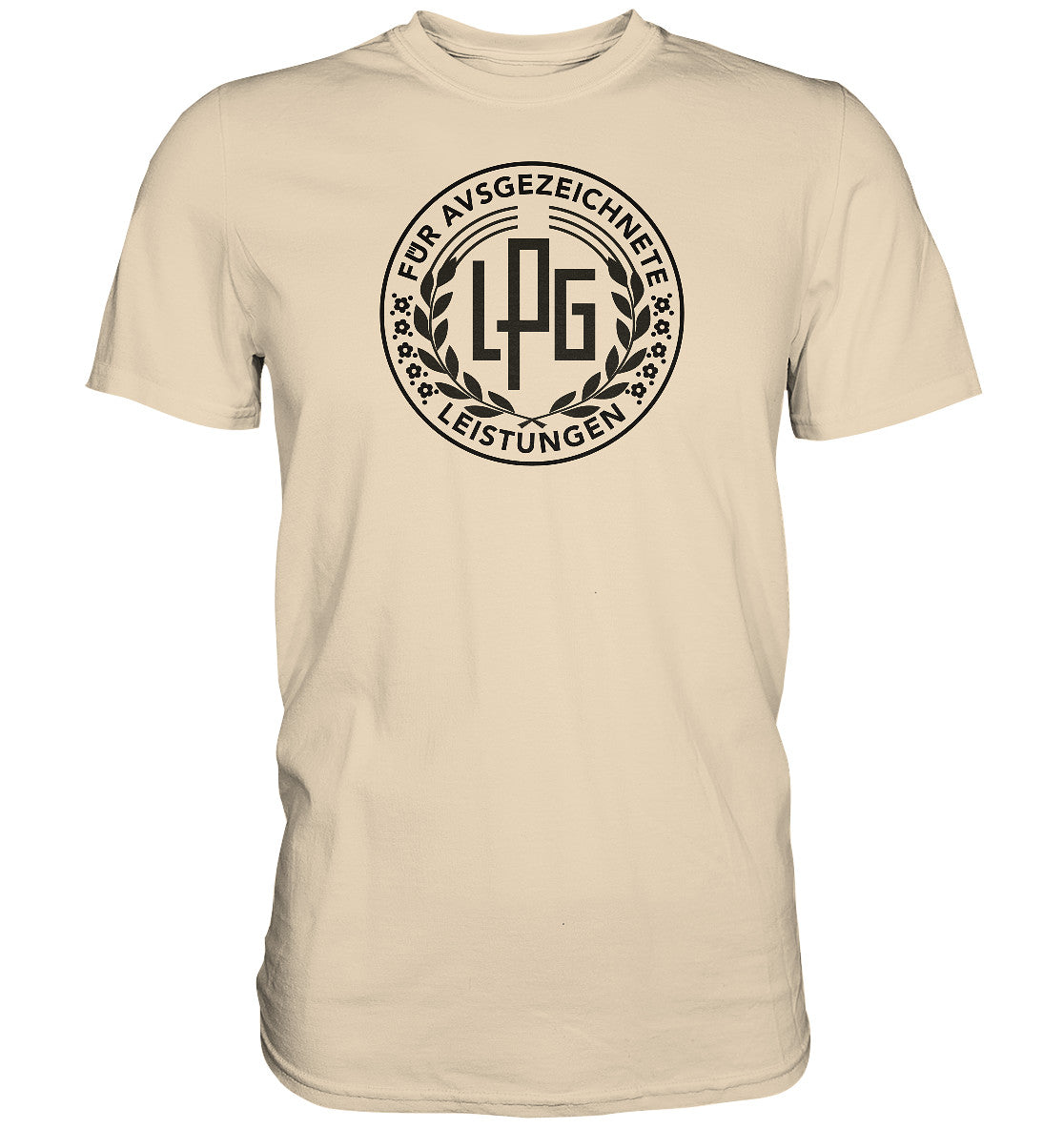 DDR Ostalgie Shirt Unisex • LPG - ORDEN FÜR AUSGEZEICHNETE LEISTUNGEN - hell