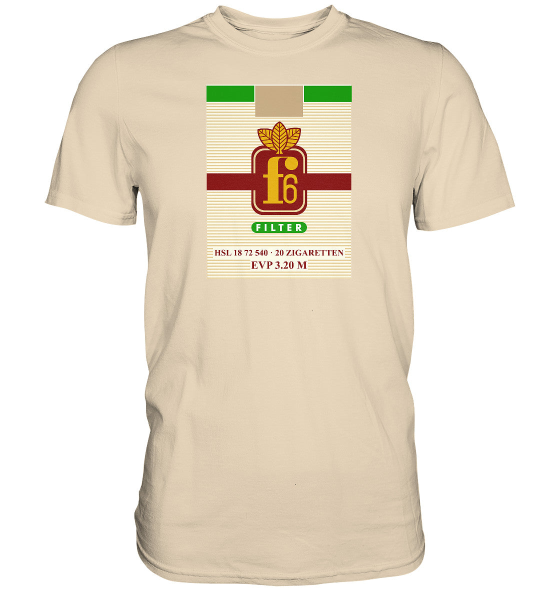 DDR Ostalgie Shirt Unisex • F6 FILTER ZIGARETTEN