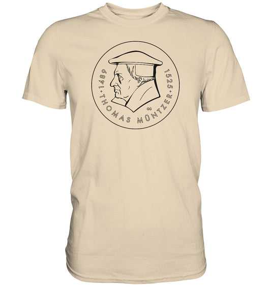 DDR Ostalgie Shirt Unisex • THOMAS MÜNTZER - DDR MÜNZE