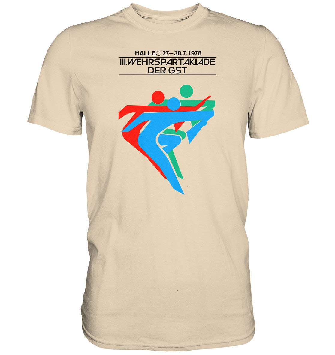 DDR Ostalgie Shirt Unisex • GST WEHRSPARTAKIADE 1978