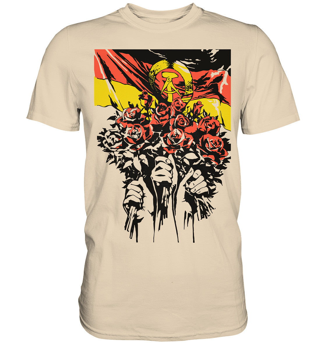 DDR Ostalgie Shirt Unisex • NATIONALES JUGENDFESTIVAL - BERLIN 1979, PLAKATMOTIV