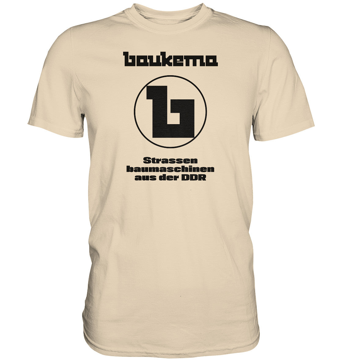 DDR Ostalgie Shirt Unisex • BAUKEMA STRASSENBAUMASCHINEN - hell