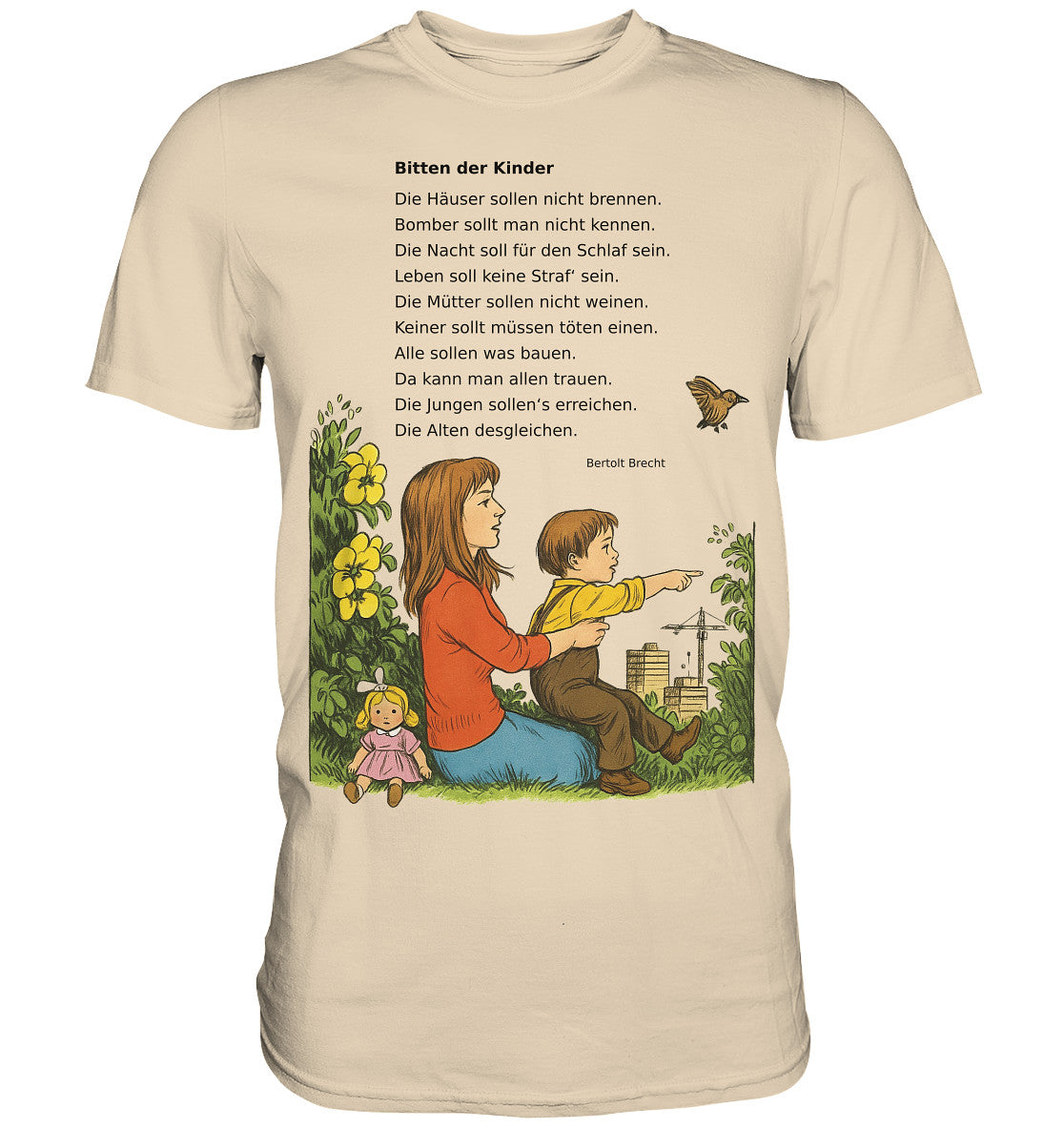 DDR Ostalgie Shirt Unisex • BITTEN DER KINDER - UNSERE FIBEL