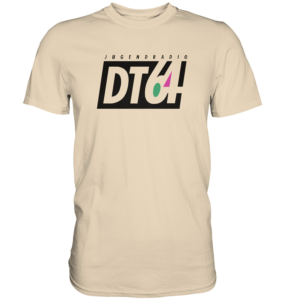 DDR Ostalgie Shirt Unisex • DT64 JUGENDRADIO - hell