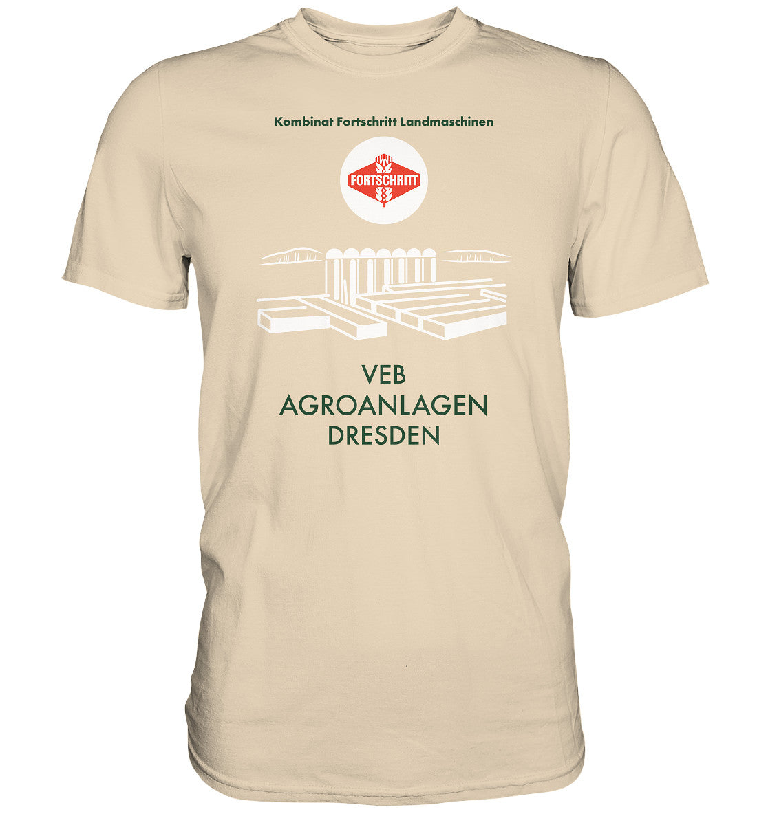 DDR Ostalgie Shirt Unisex • VEB AGROANLAGEN DRESDEN