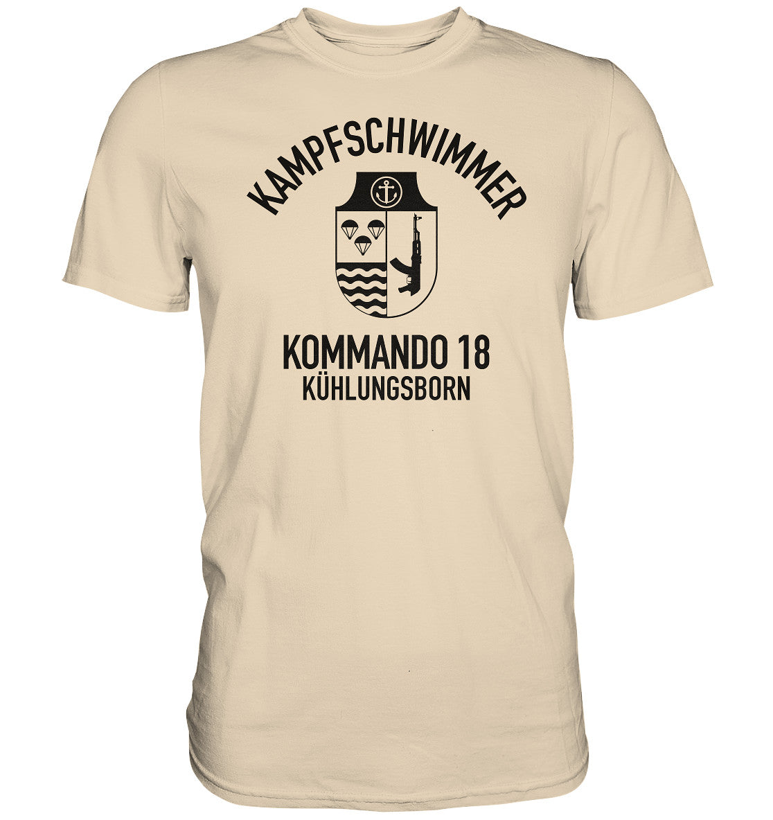 DDR Ostalgie Shirt Unisex • DDR KAMPFSCHWIMMER KÜHLUNGSBORN - hell