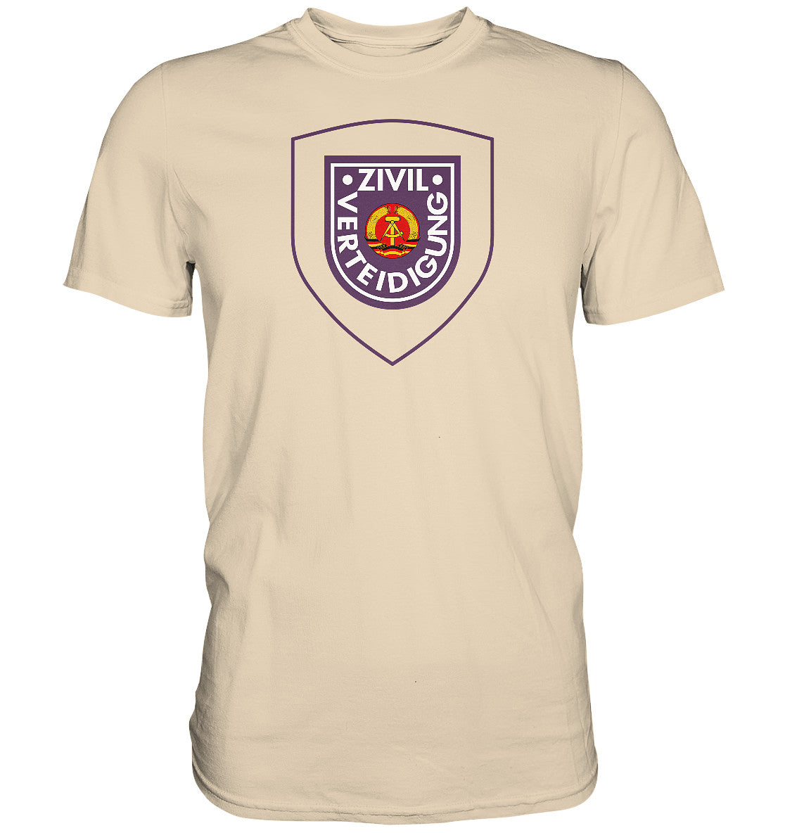 DDR Ostalgie Shirt Unisex • DDR ZIVILVERTEIDIGUNG