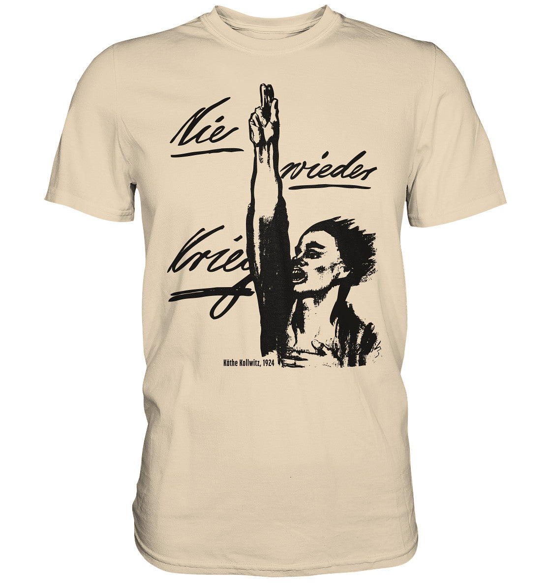 DDR Ostalgie Shirt Unisex • NIE WIEDER KRIEG - KÄTHE KOLLWITZ