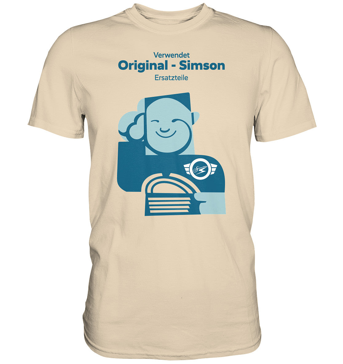 DDR Ostalgie Shirt Unisex • WERKSTATT-WERBUNG SIMSON-ERSATZTEILE