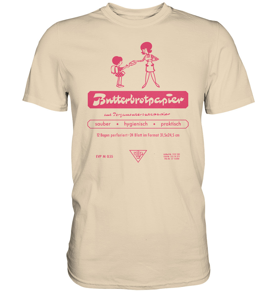 DDR Ostalgie Shirt Unisex • DDR-BUTTERBROTPAPIER