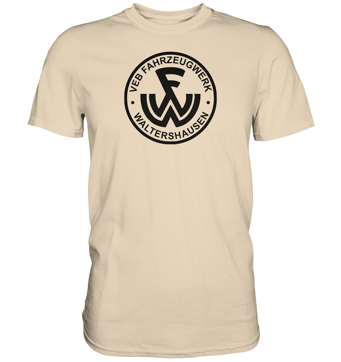 DDR Ostalgie Shirt Unisex • VEB FAHRZEUGWERK WALTERSHAUSEN - hell