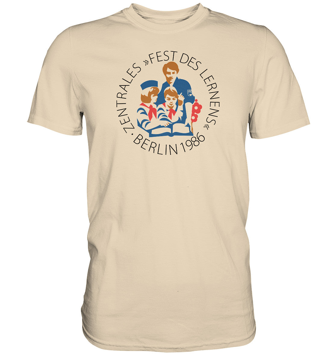 DDR Ostalgie Shirt Unisex • FEST DES LERNENS, BERLIN 1986