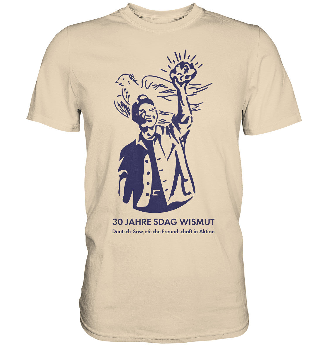 DDR Ostalgie Shirt Unisex • 30 JAHRE SDAG WISMUT