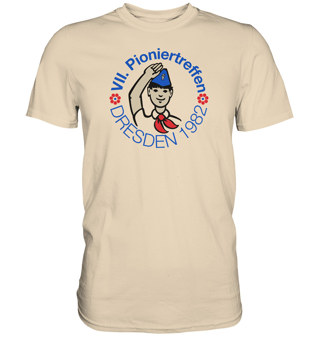 DDR Ostalgie Shirt Unisex • PIONIERTREFFEN - DRESDEN 1982