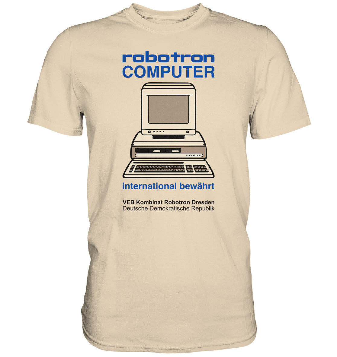 DDR Ostalgie Shirt Unisex • ROBOTRON COMPUTER DRESDEN