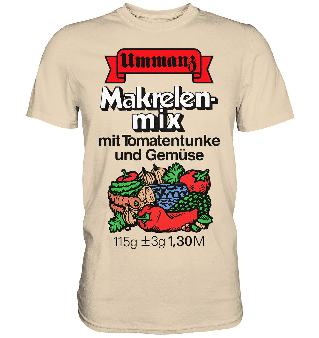 DDR Ostalgie Shirt Unisex • UMMANZ - MAKRELENMIX