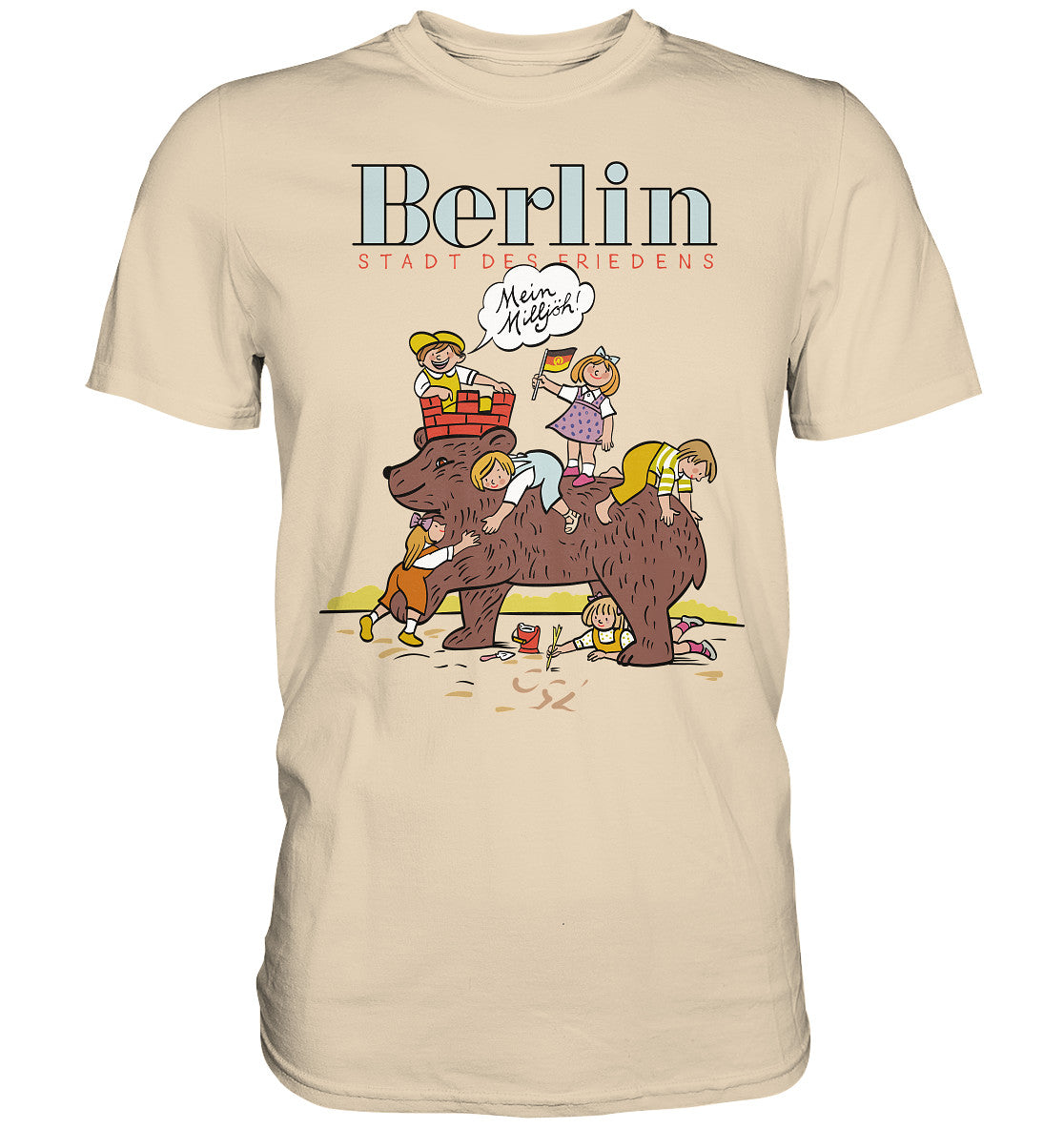 DDR Ostalgie Shirt Unisex • BERLIN - STADT DES FRIEDENS