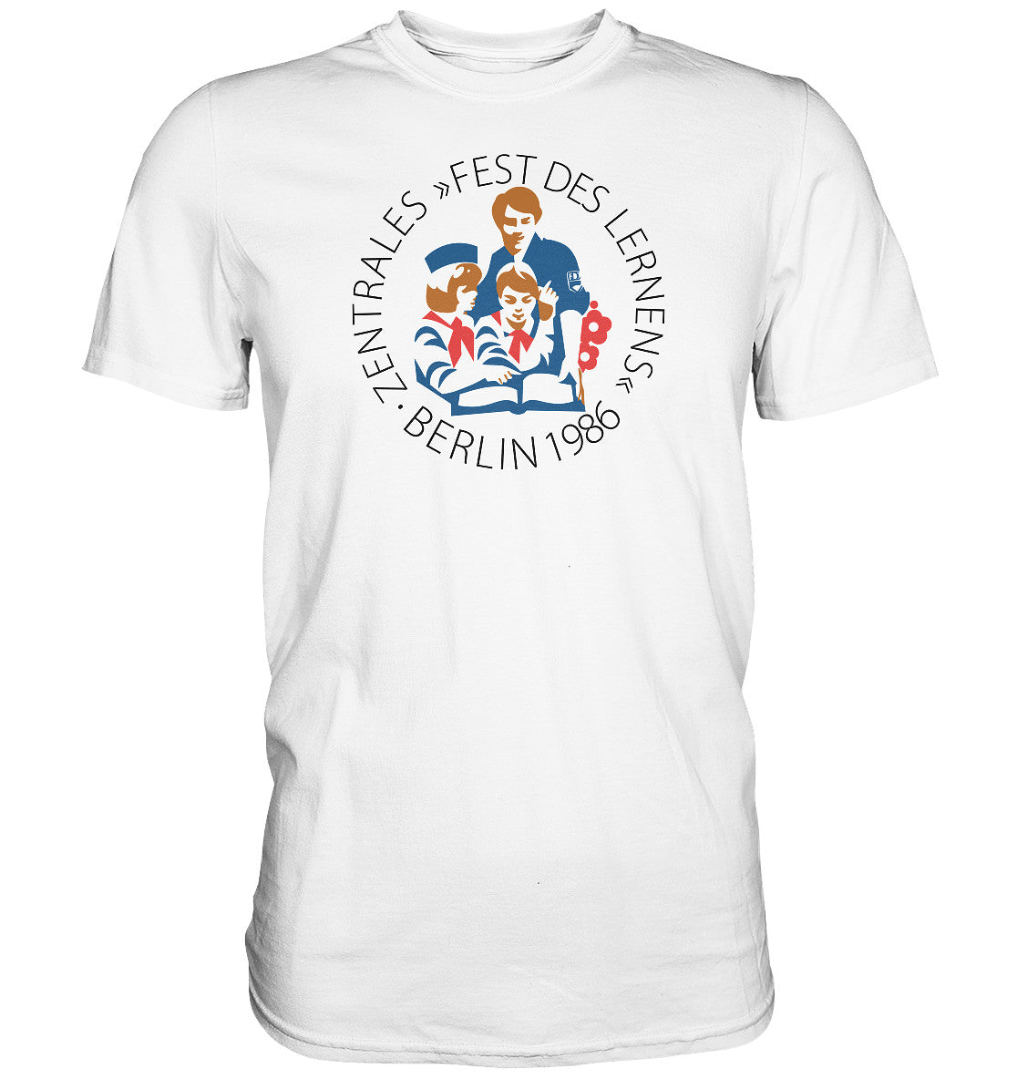 DDR Ostalgie Shirt Unisex • FEST DES LERNENS, BERLIN 1986