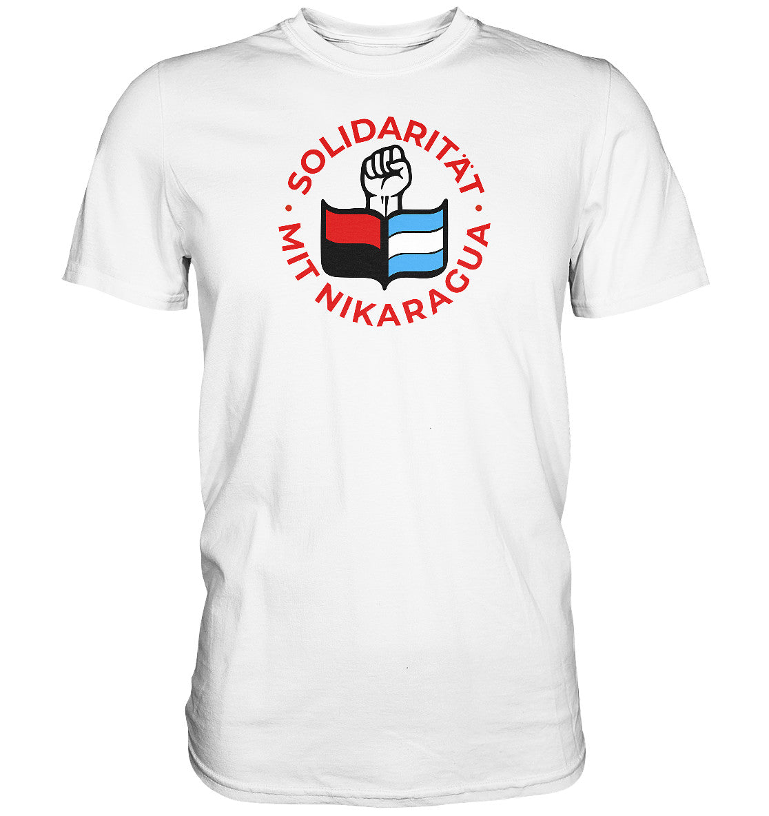 DDR Ostalgie Shirt Unisex • SOLIDARITÄT MIT NIKARAGUA