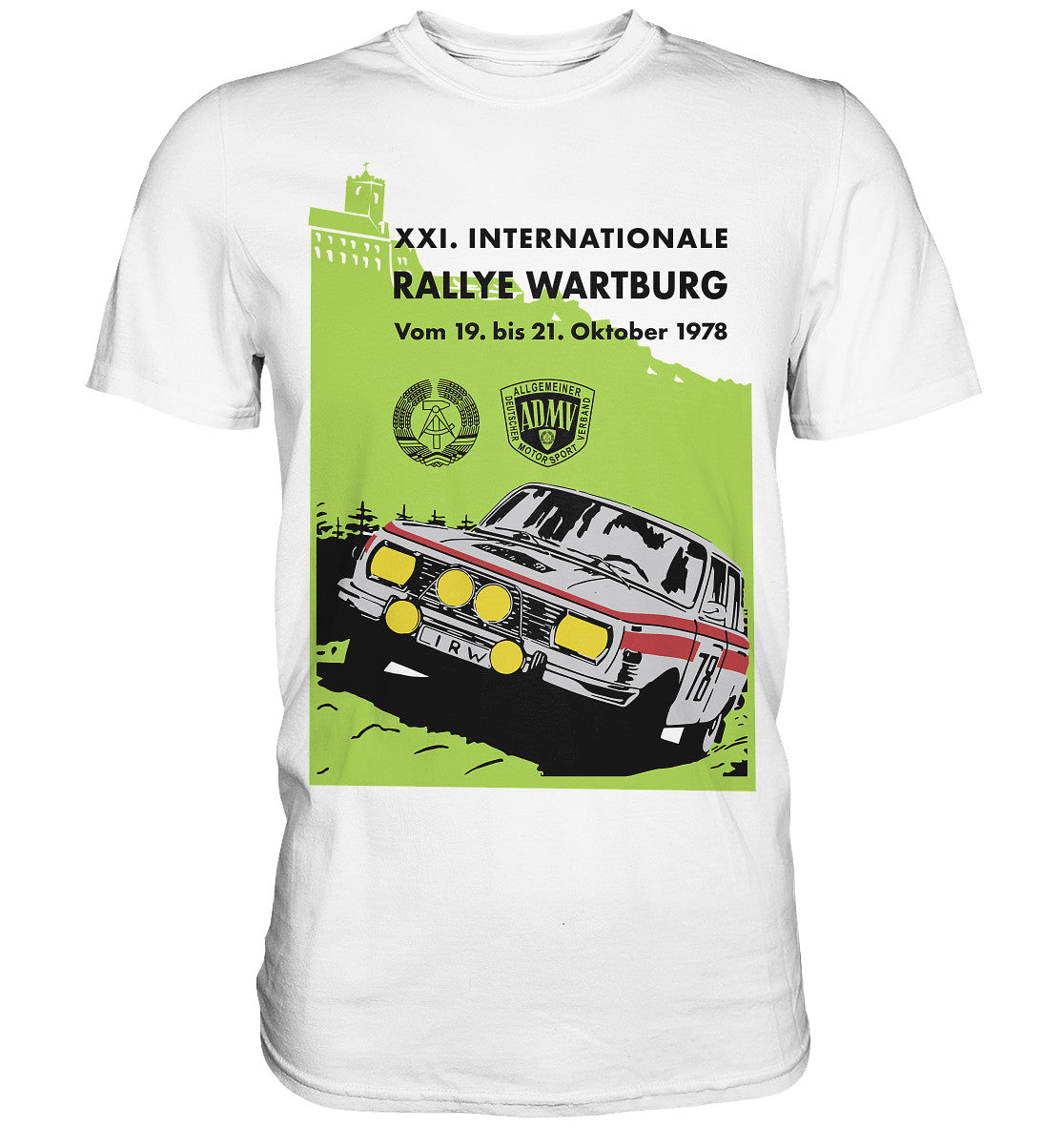 PREMIUM SHIRT UNISEX • INTERNATIONALE RALLYE WARTBURG - 1978