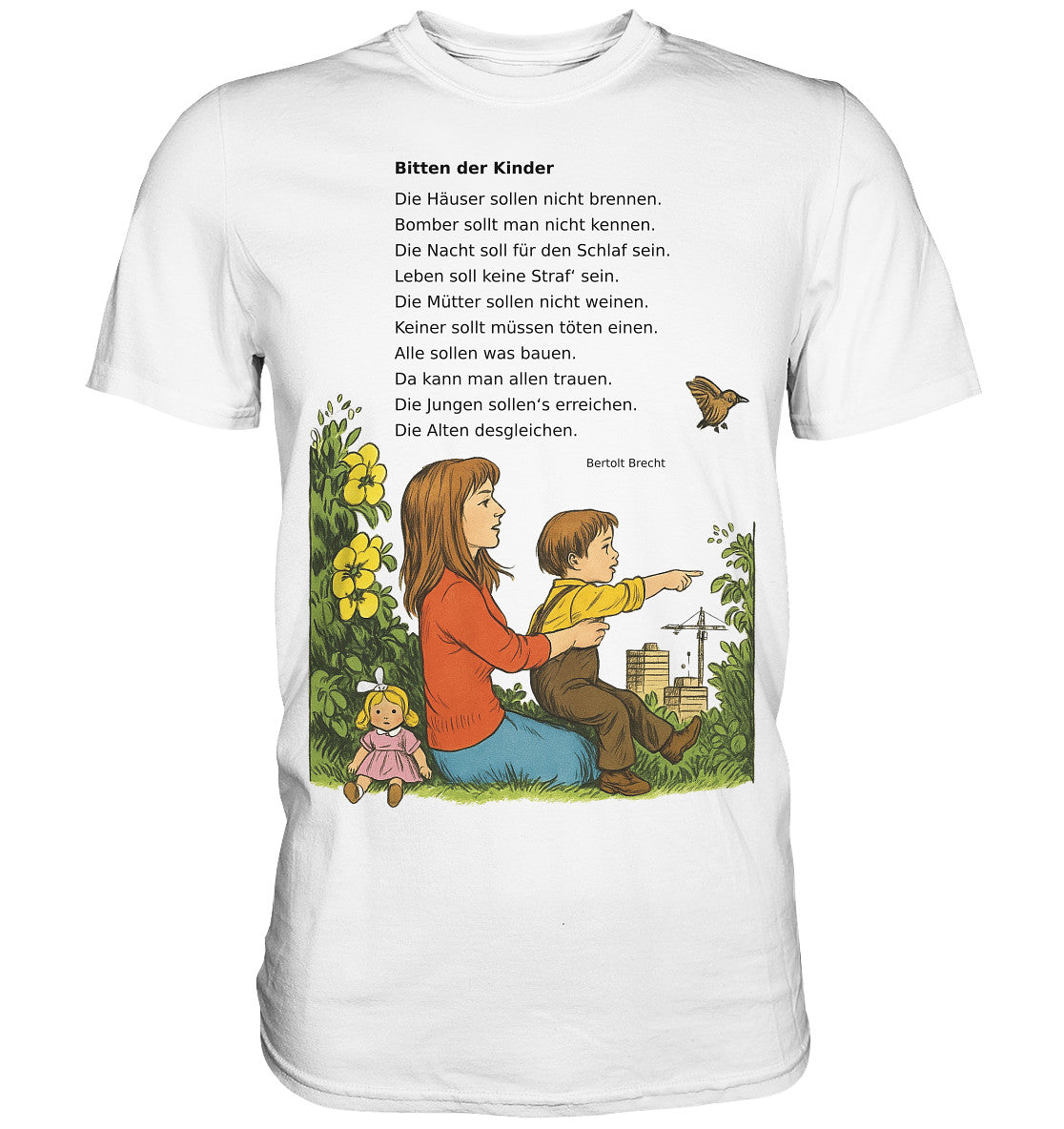 DDR Ostalgie Shirt Unisex • BITTEN DER KINDER - UNSERE FIBEL