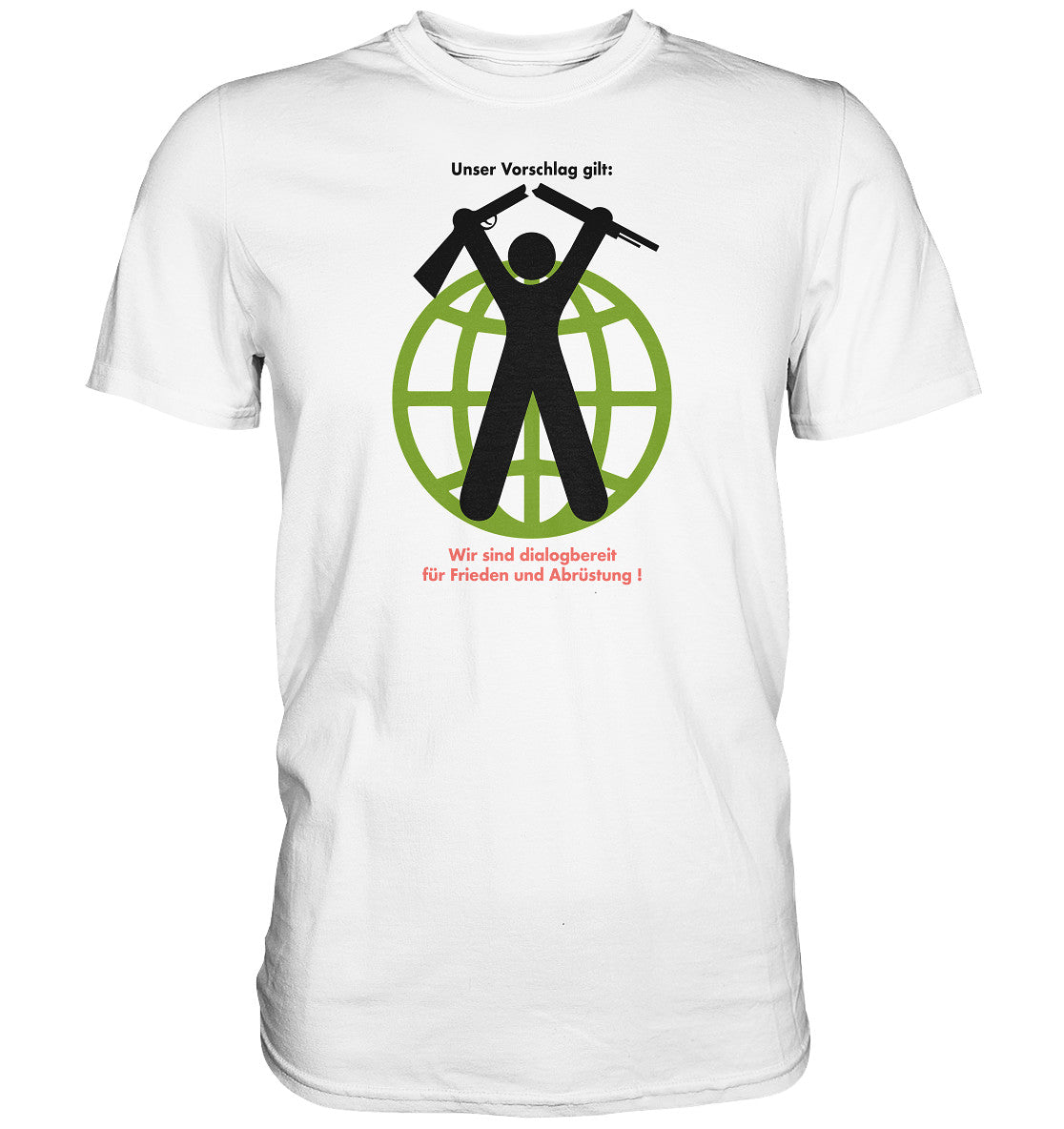 DDR Ostalgie Shirt Unisex • FÜR FRIEDEN UND ABRÜSTUNG